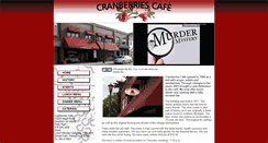 Desktop Screenshot of cranberriescafe.com